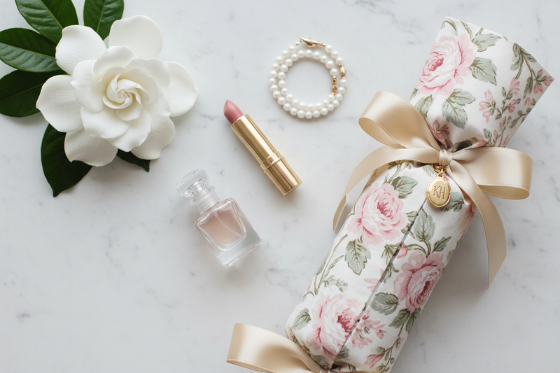 Luxury Bridal Cracker with KH Initials